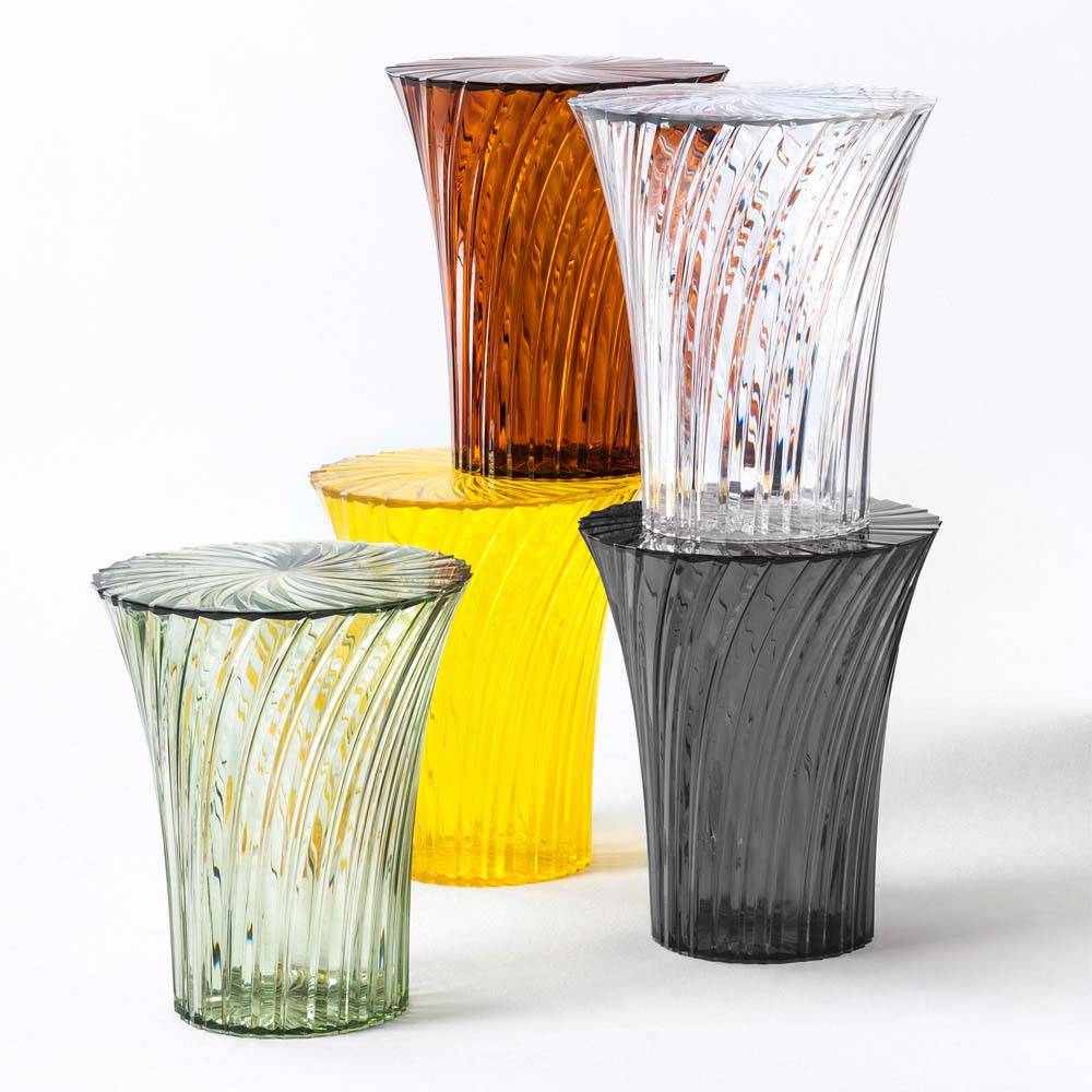 Sparkle sgabello contenitore Kartell – Designinluce