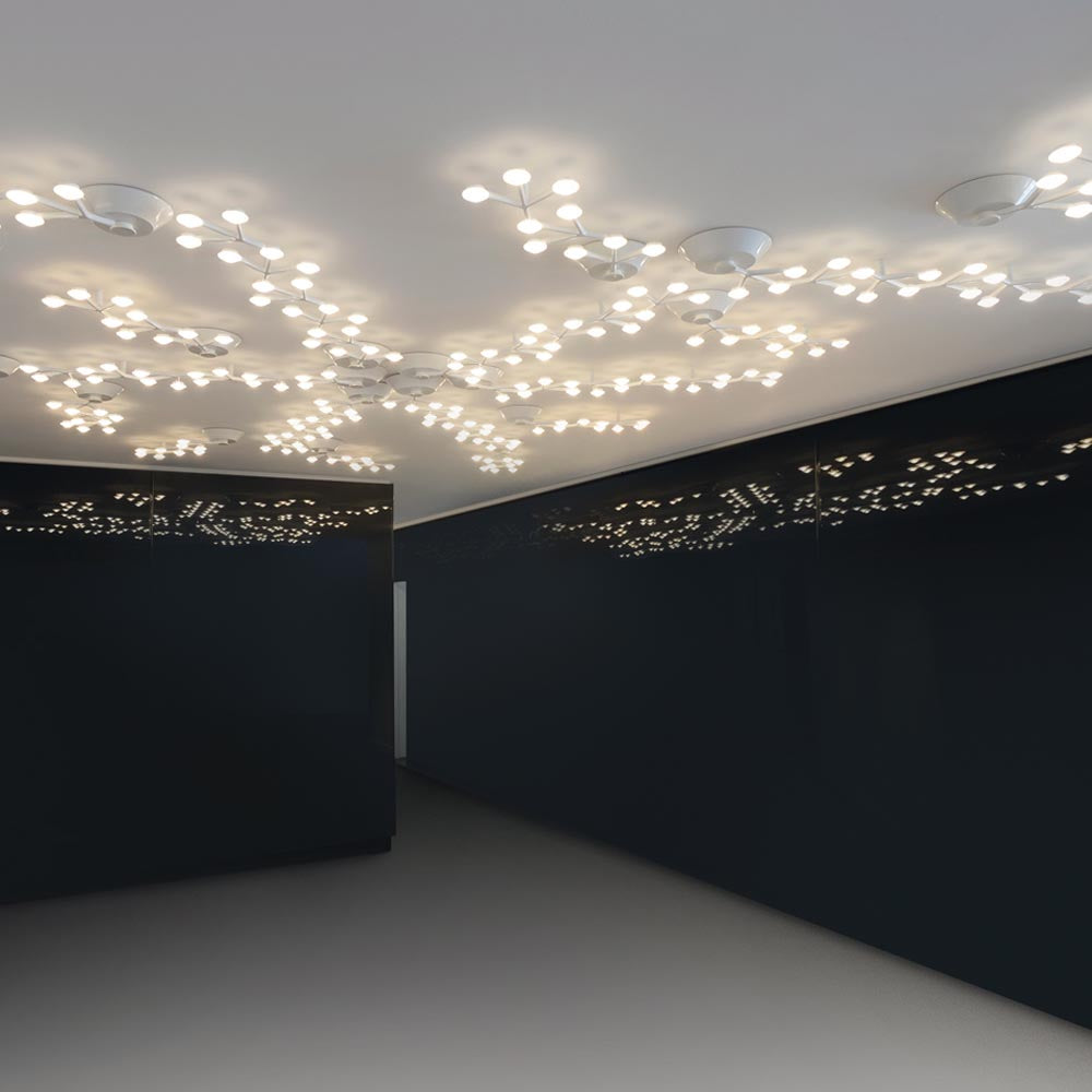Led Net Linear ceiling lamp Artemide – Designinluce